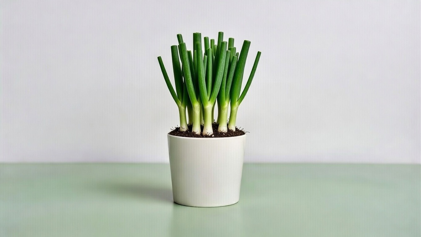 Зелёный лук